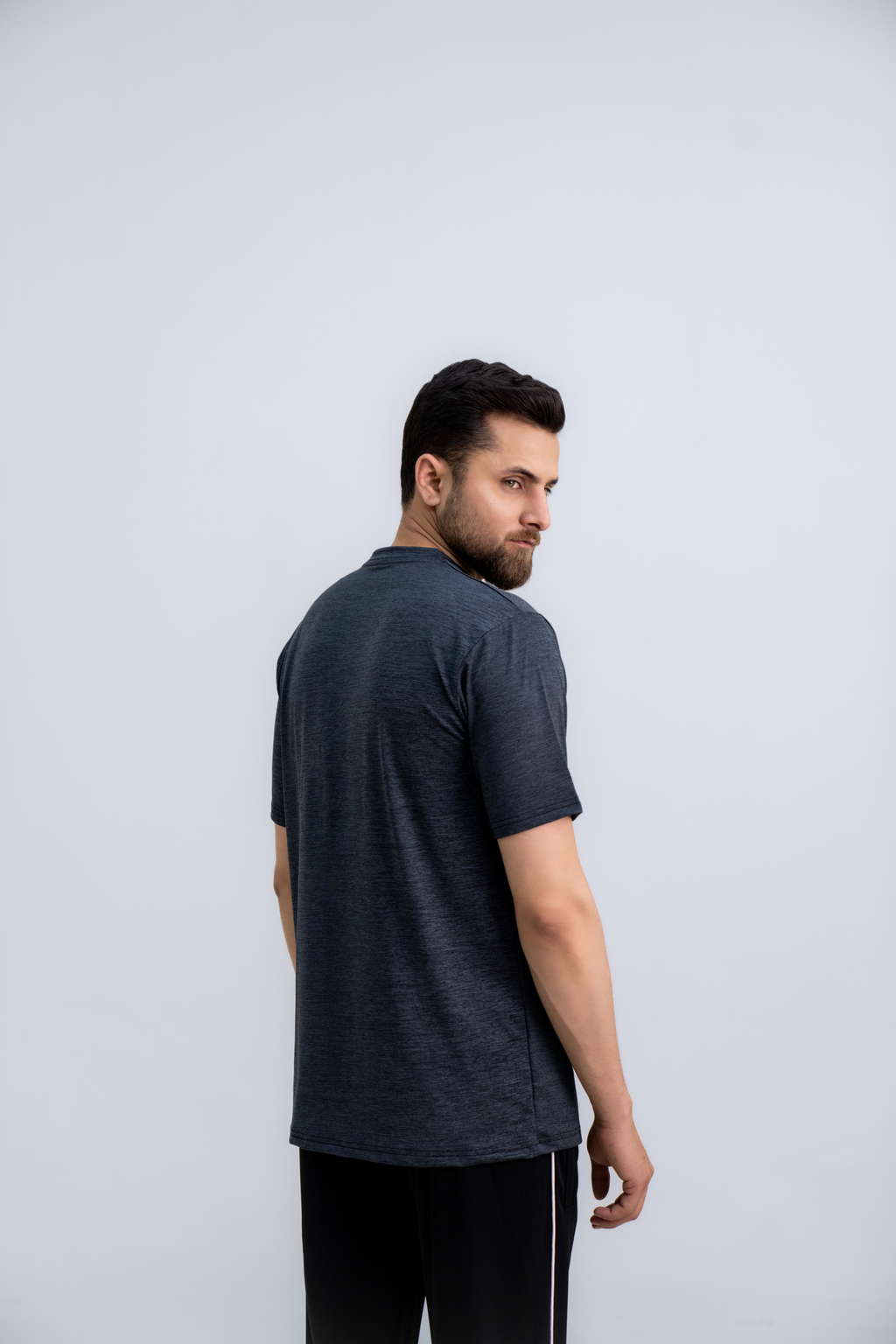 PrimeFit Sports Tee - Charcoal