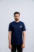PrimeFit Sports Tee - Navy Blue