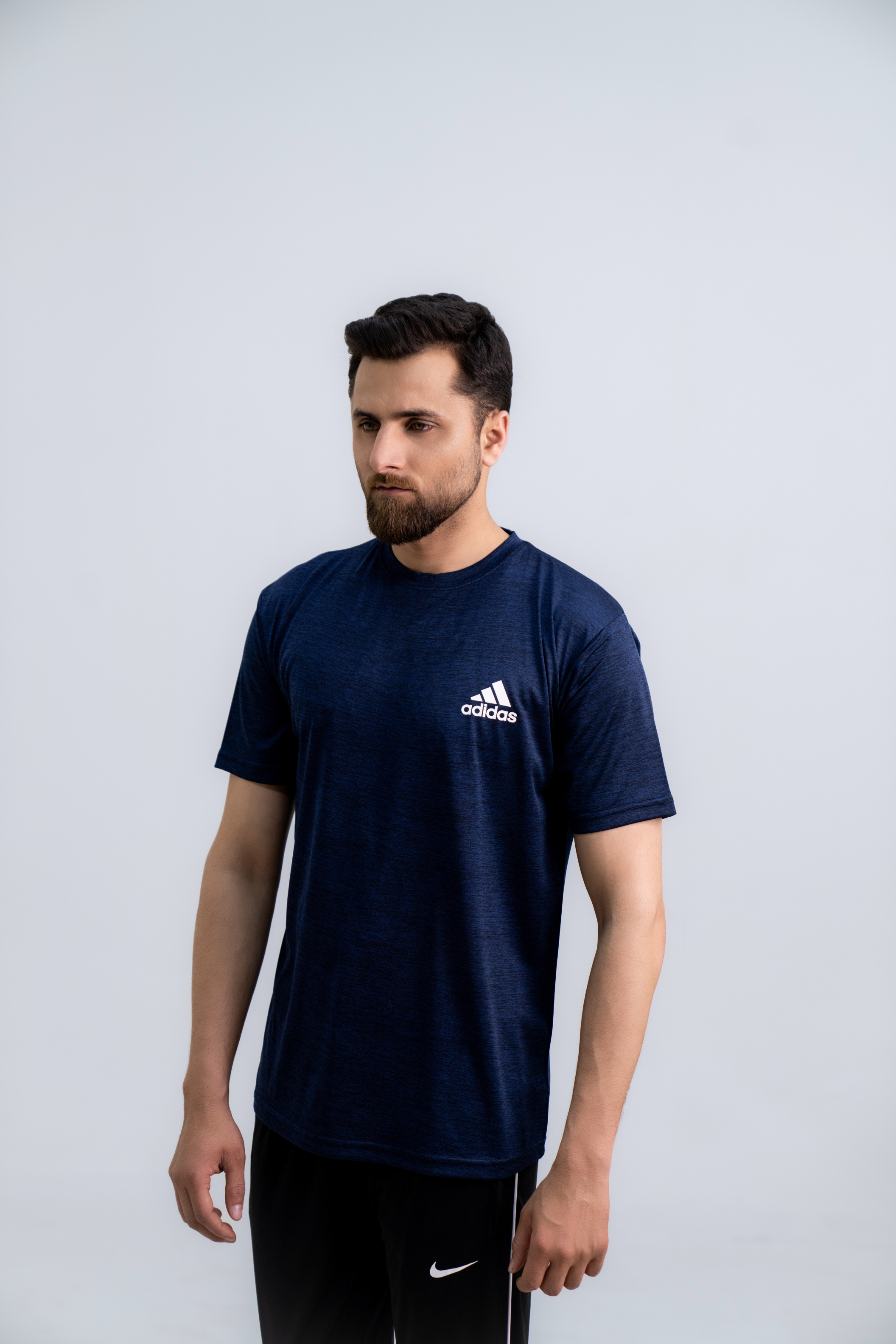 PrimeFit Sports Tee - Navy Blue