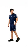 Navy Blue Shorts Set